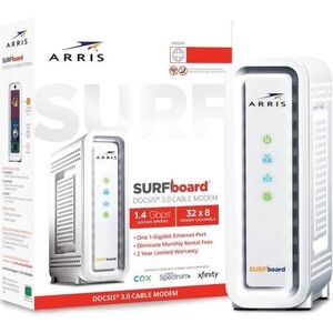ARRIS Surfboard SB8200 DOCSIS 3.1 Cable modem 2 1GB+ Illuminate monthly fees